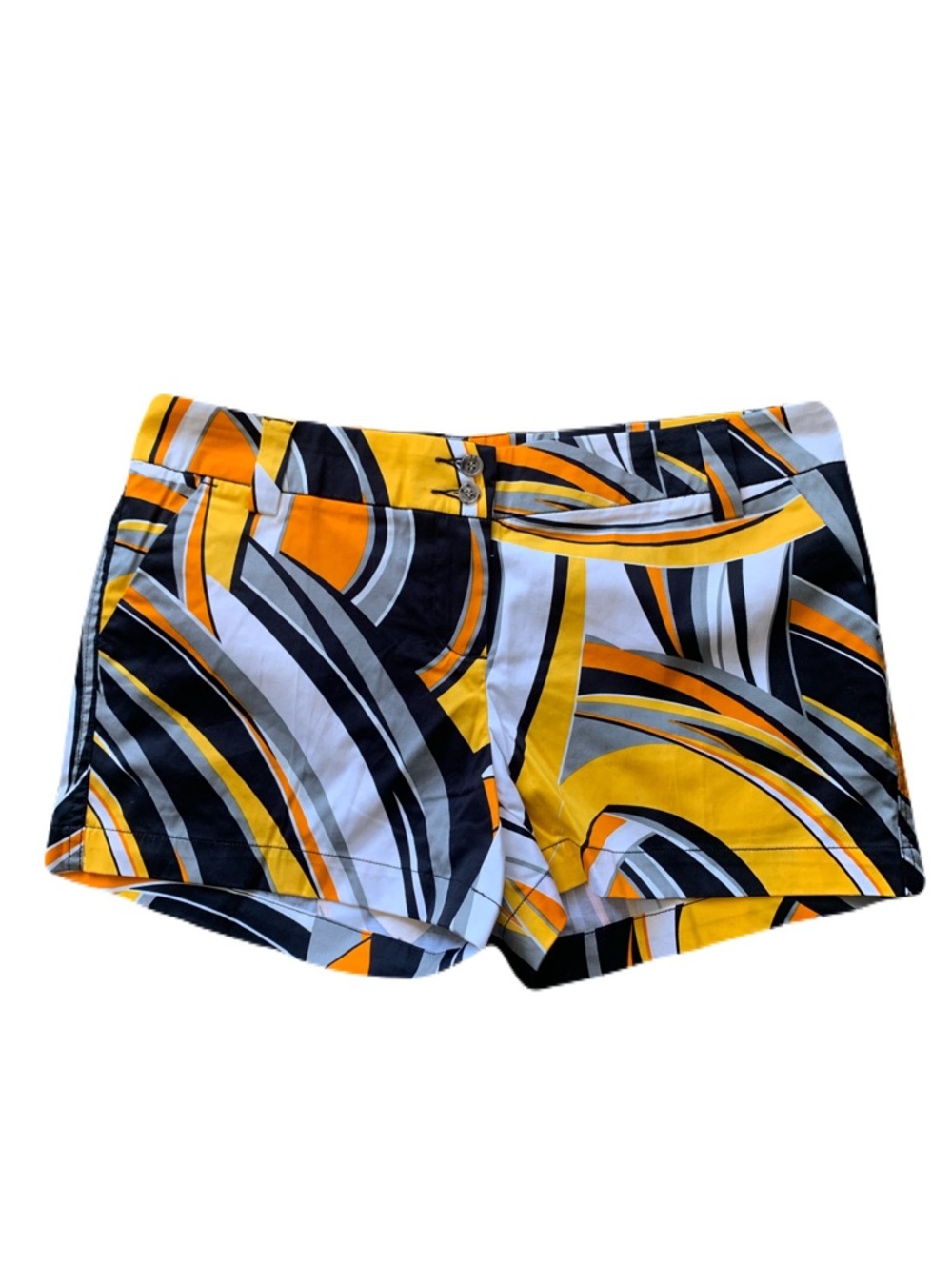 NWT Loudmouth Ladies’ 12 Swirls Gone Wild Shorts Tennis Golf Pickleball Sporty